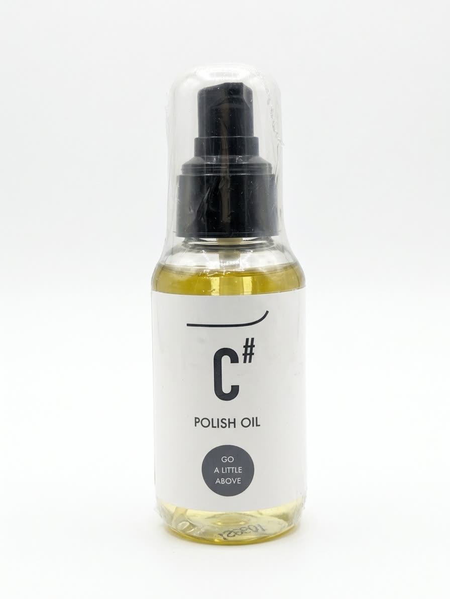 ヘアオイル 加工後（正面）
